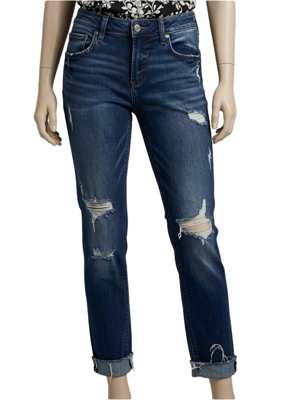 Silver Jeans Boyfriend Womens 32x29 Tapered Medium Wash Denim Blue Jeans